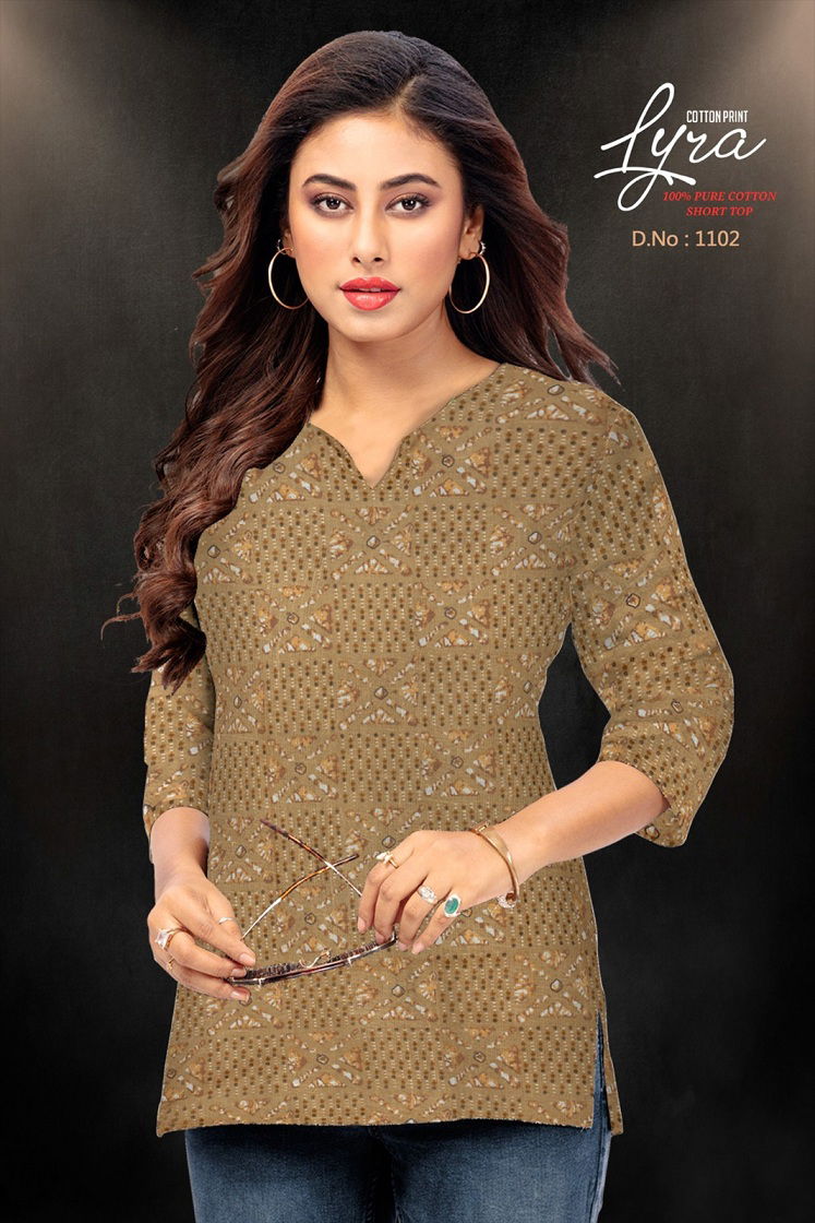 Lyra Vol 1 Cotton Printed Short Top Wholesale Shop In Surat